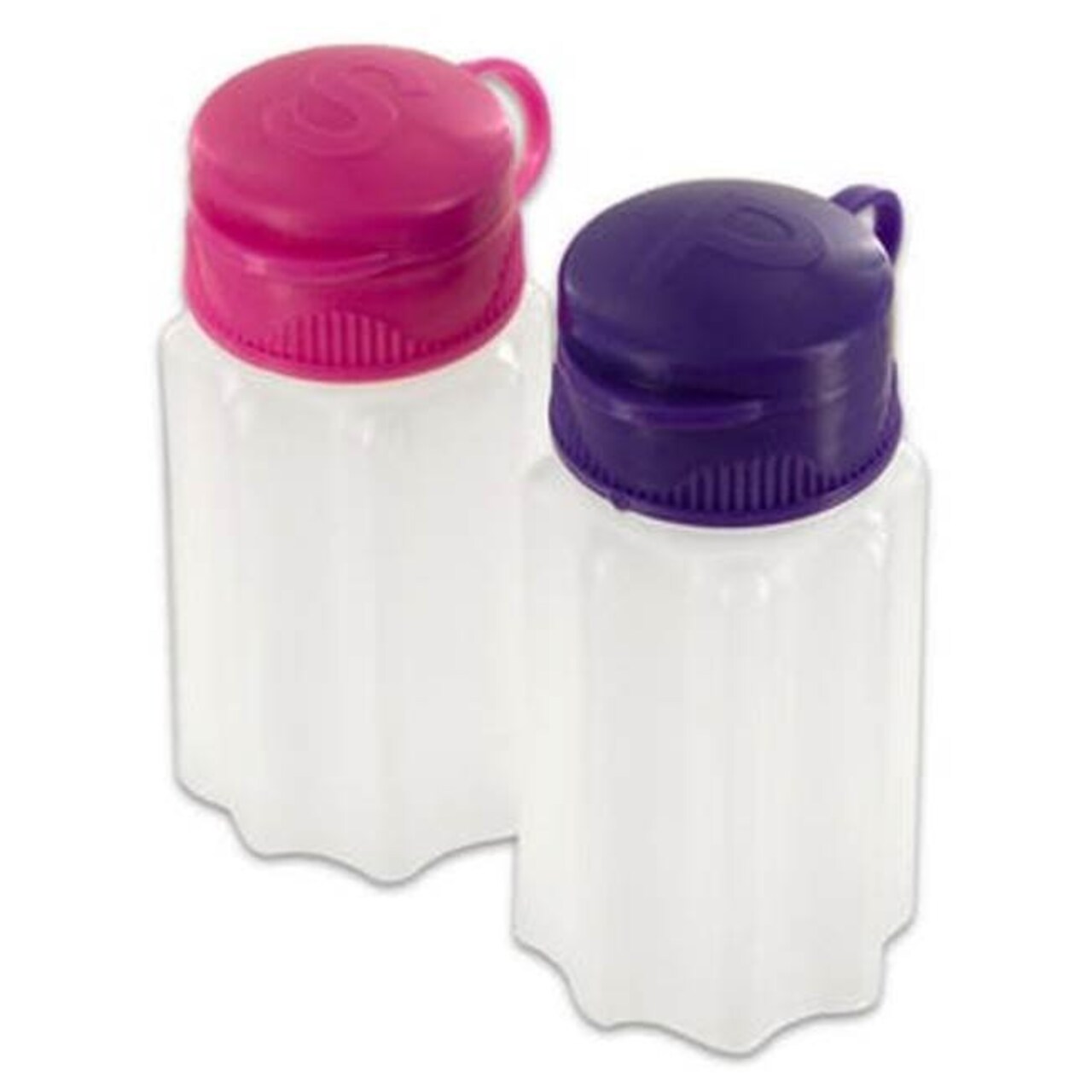 Handy Housewares Spill-Proof Flip-Lid Mini Salt & Pepper Shakers | Compact Durable Plastic Travel Spice Dispenser Set for Lunch Bags, Camping & Outdoor Cooking